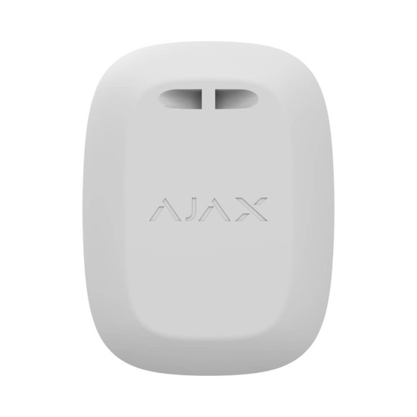 Бездротова екстрена кнопка Ajax DoubleButton (8EU) ASP white з захистом від випадкових натискань