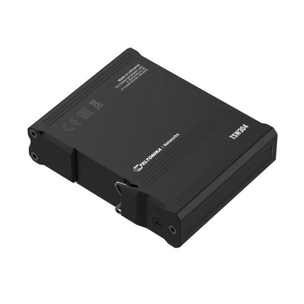 Мережевий комутатор Teltonika TSW304 некерований 4PORT Gigabit, DIN Rail Switch (TSW304000000)