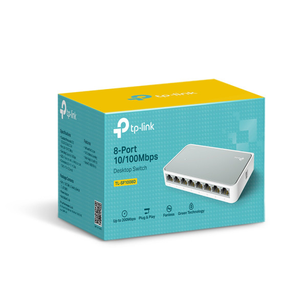 Комутатор TP-Link TL-SF1008D 8-портовий некерований