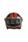 Мотошолом відкритий Beon B-108A ABS SUPER SPORT SHINY BLACK/ORANGE (глянець чорний/помаранчевий), розмір L