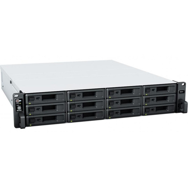 Система зберігання даних SYNOLOGY RS2421RP+ з 12 відсіками для дисків, 4GB RAM, стійкове виконання 2U