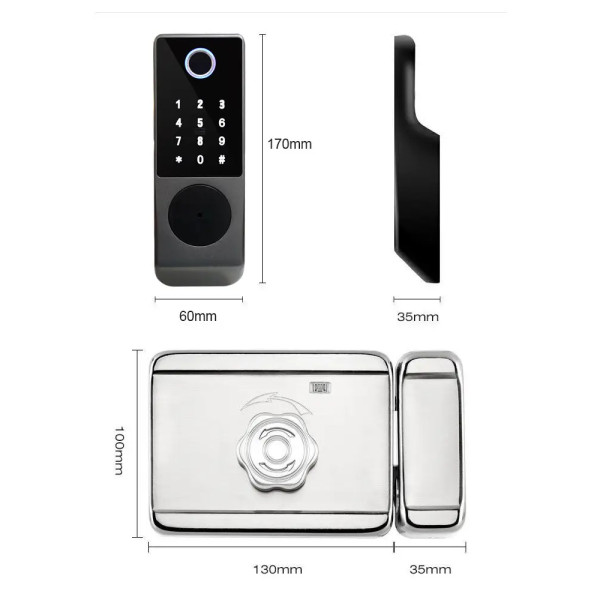 Розумний біометричний замок SEVEN LOCK SL-7770BF