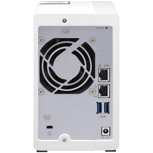 Система зберігання даних QNAP TS-231P3-4G з 2 відсіками для дисків, 4GB RAM, настільне виконання