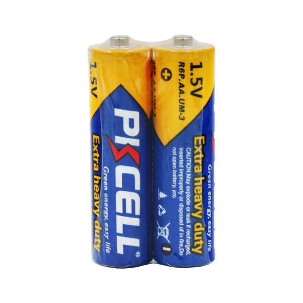 Батарейка PKCELL Extra Heavy Duty AA R6P 1.5V, 2шт./плівка