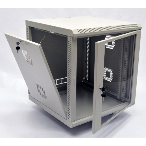 Шафа серверна CMS 12U 600 х 600 х 640 UA-MGSWA126G для мережевого обладнання