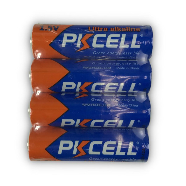 Батарейка PKCELL Ultra Alkaline AA LR6 1.5V, 4шт./плівка