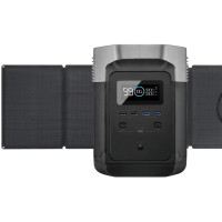 Комплект EcoFlow DELTA + 2*110W Solar Panel зарядна станція та дві сонячні панелі