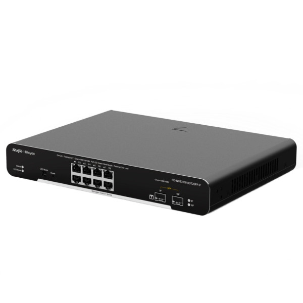 PoE-комутатор Ruijie Reyee RG-NBS3100-8GT2SFP-P керований 10-портовий