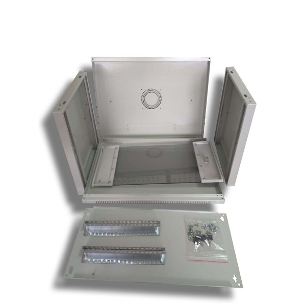 Шафа серверна Hypernet 9U 600 x 450 WMNC-9U-FLAT для мережевого обладнання