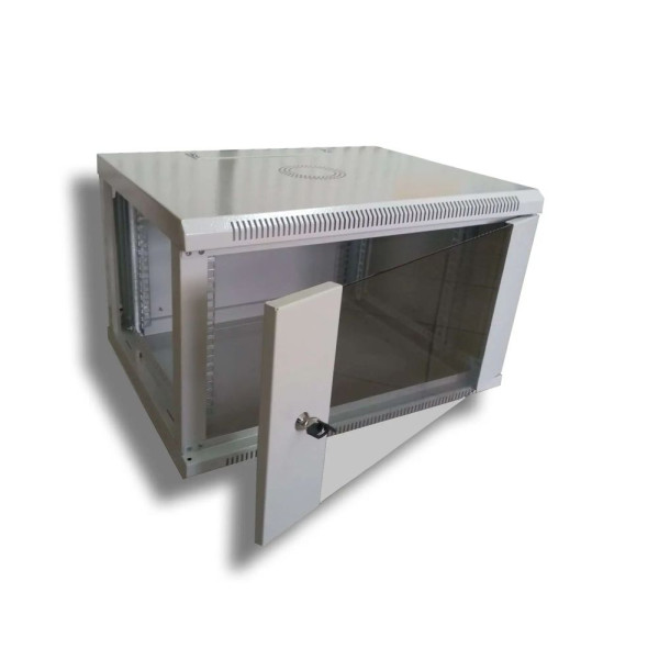 Шафа серверна Hypernet 6U 600 x 350 WMNC-35-6U-FLAT для мережевого обладнання