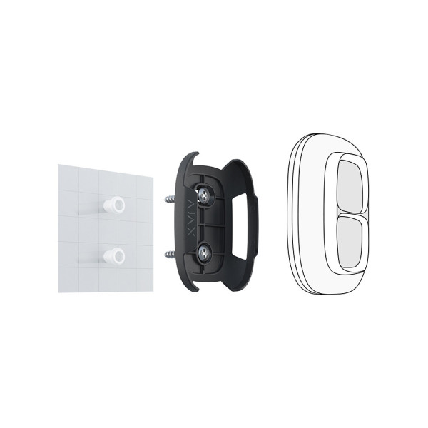 Тримач тривожних кнопок Ajax Holder black для Button/DoubleButton