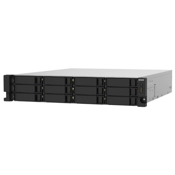 Система зберігання даних QNAP TS-1253DU-RP-4G з 12 відсіками для дисків, 4GB RAM, стійкове виконання 2U