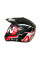 Мотошолом кросовий Nitro MX730 Podium WHITE/BLACK/RED (білий, чорний, червоний), розмір L