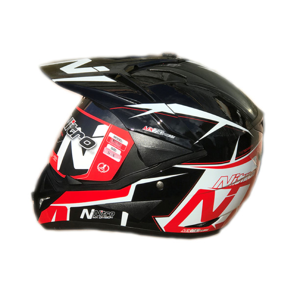 Мотошолом кросовий Nitro MX730 Podium WHITE/BLACK/RED (білий, чорний, червоний), розмір L