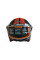 Мотошолом відкритий Beon B-108A ABS SUPER SPORT SHINY BLACK/ORANGE (глянець чорний/помаранчевий), розмір XXL