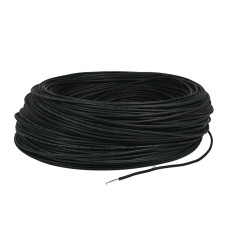 Силіконовий провід 18 AWG чорний (1 метр)