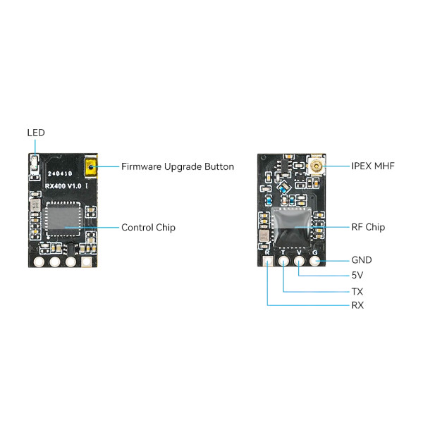 Приймач BetaFPV nano ELRS 400MHz Receiver