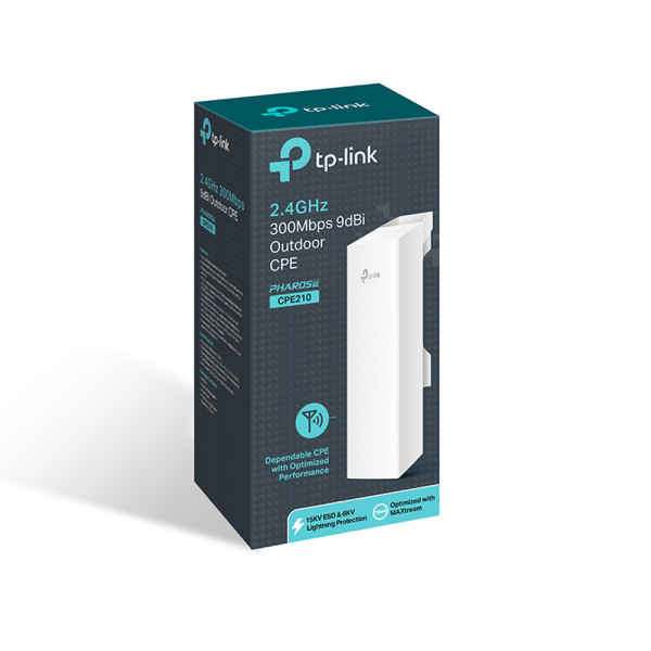 Точка доступу TP-Link CPE210 N300 Wi-Fi вулична
