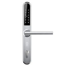 Розумний дверний біометричний замок SEVEN LOCK SL-7761BF silver (без врізної частини)