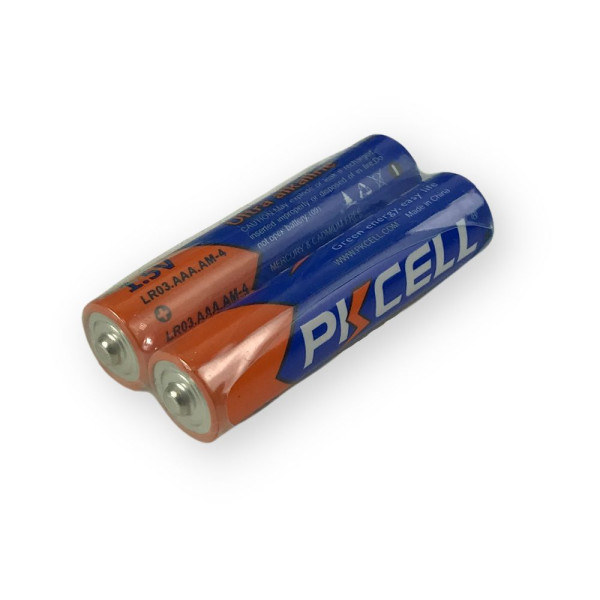 Комплект з 20 батарейок PKCELL Ultra Alkaline AAA LR03 1.5V по 2шт./плівка