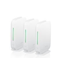 Комплект з трьох Mesh Wi-Fi маршрутизаторів ZYXEL Multy M1 AX1800, WiFi6, 1xWAN GE, 3xLAN GE, Amazon Alexa, 3 шт (WSM20-EU0301F)
