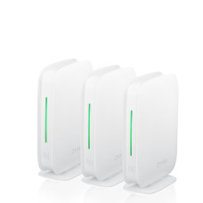 Комплект з трьох Mesh Wi-Fi маршрутизаторів ZYXEL Multy M1 AX1800, WiFi6, 1xWAN GE, 3xLAN GE, Amazon Alexa, 3 шт (WSM20-EU0301F)