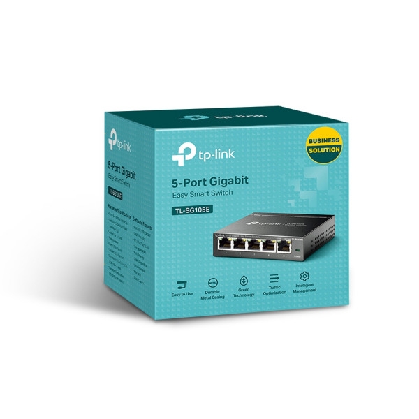 Комутатор TP-Link EasySmart TL-SG105E 5-портовий керований