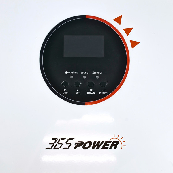 Комплект автономного резервного електроживлення: 3kVA Smart інвертор KSP-3000VA для сонячних панелей + АКБ LiFePO4 з Bluetooth Full Energy FEG-24100-1 25.6В 100А·год + Кабель інверторний 35 мм / 1 м / пара