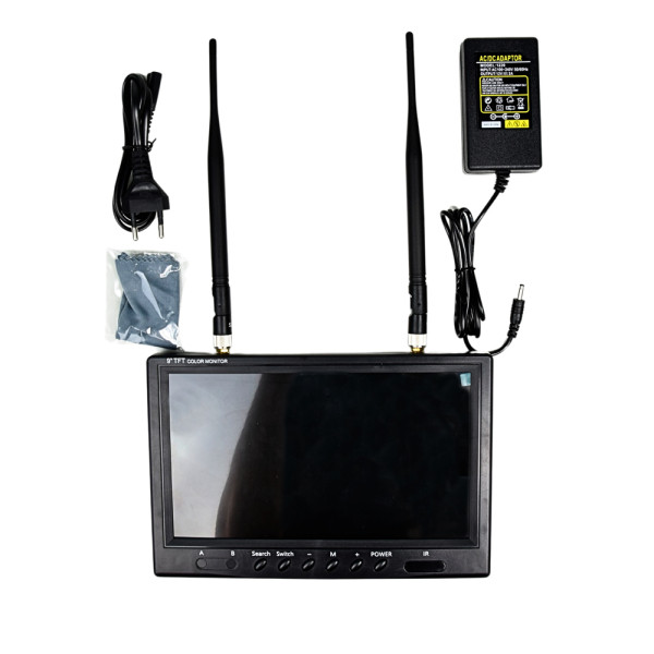 Монітор FPV LCD 9 дюймів із вбудованим приймачем 5.8 GHz для квадрокоптера