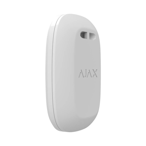 Бездротова екстрена кнопка Ajax DoubleButton (8EU) ASP white з захистом від випадкових натискань