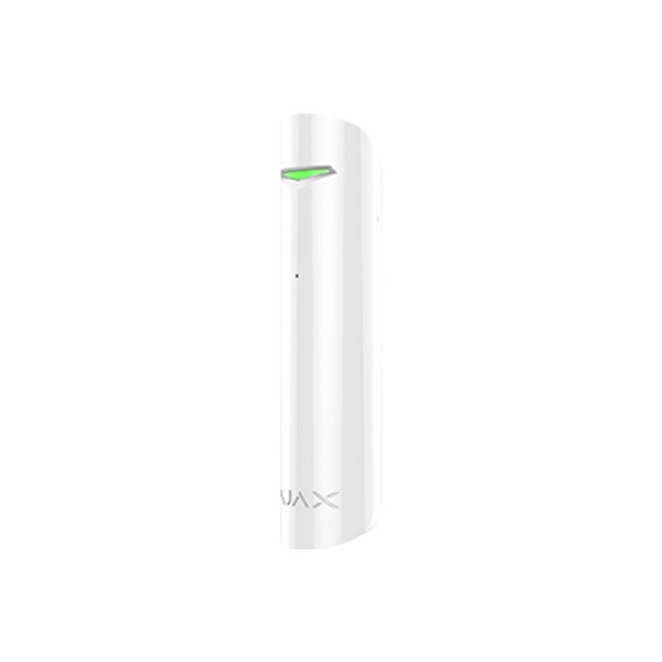 Бездротовий датчик розбиття скла Ajax GlassProtect white