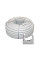 Комплект: гофротруба Light ДКС ПВХ D 25 (50 м) сіра + кліпси для гофри 25 мм (50 шт/уп) сіра