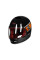 Мотошолом інтеграл Beon B-510 FIBER graffiti SHINY BLACK/ORANGE (глянець чорний/помаранчевий), розмір XL