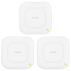 Точка доступу ZYXEL NWA110AX 3-pack AX1800, 1xGE, WiFi 6, Nebula, PoE, MU-MIMO, 3 точки без інжекторів (NWA110AX-EU0103F)