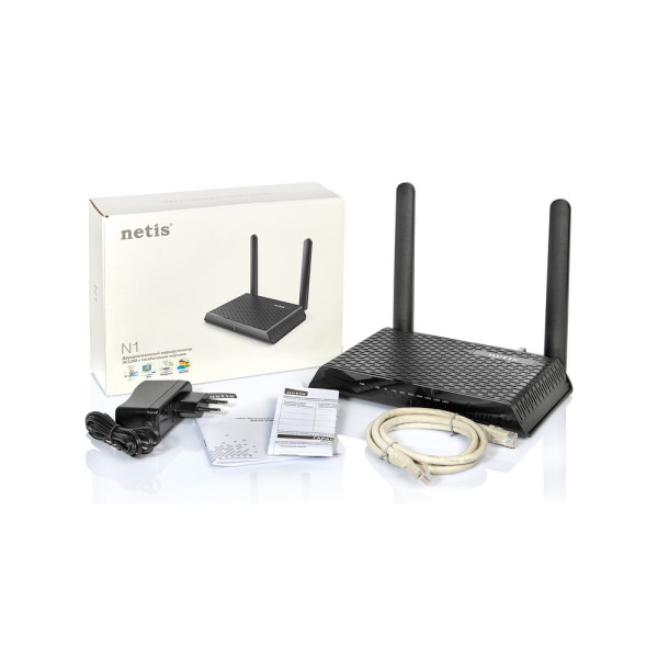 Бездротовий маршрутизатор Netis N1 AC1200, 1xGE WAN, 4xGE LAN, MU-MIMO, Beamforming, 2 антени (N1)