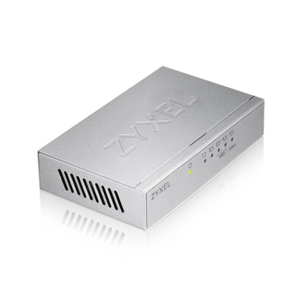 Комутатор на 5 портів ZyXEL GS-105B v3 (GS-105BV3-EU0101F) в металевому копусі