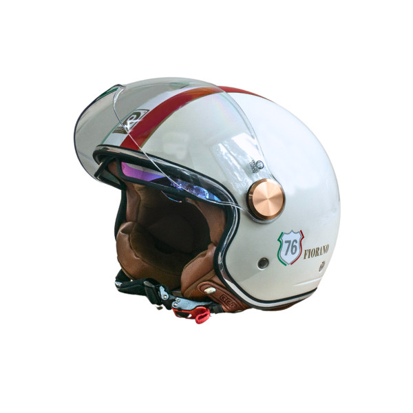 Мотошолом відкритий Beon B-120 IMOLA SHINY CREAM (глянець кремовий), розмір L