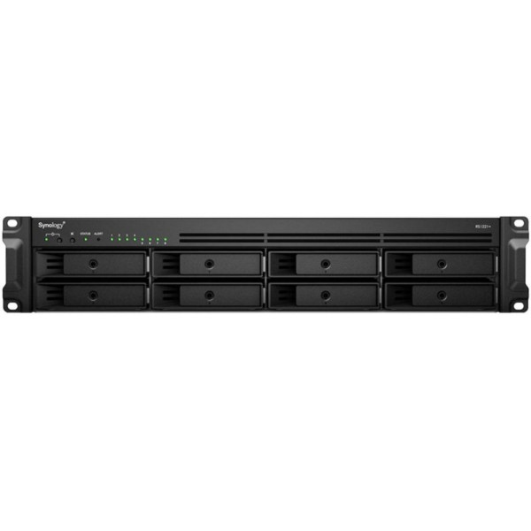 Система зберігання даних SYNOLOGY RS1221RP+ з 8 відсіками для дисків, 4GB RAM, стійкове виконання 2U