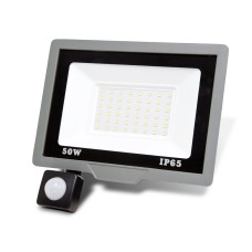 Прожектор світлодіодний ONE LED ultra (ZY-TH18-50-S) 50 Вт з датчиком руху