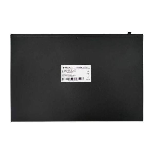 Некерований 19-портовий PoE-комутатор +2*GE+1*GF Ewind EW-S1919CF-AP з 16 портами PoE