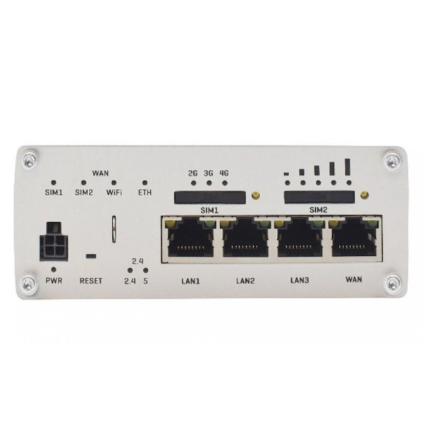 Бездротовий маршрутизатор Teltonika RUTX11 industrial, AC1200, BLE, 1xGE WAN, 3xGE LAN, 2xSIM