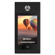 Багатоабонентська IP панель виклику Bas-IP AA-14FB (black) з розпізнаванням облич і зчитувачем UKEY для IP-домофонів