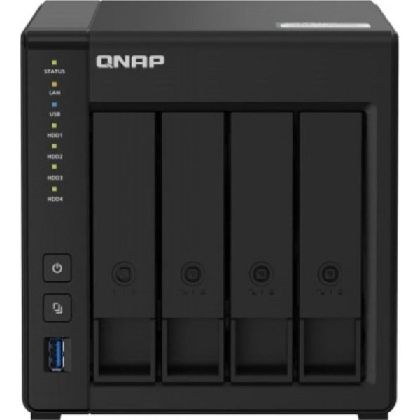 Система зберігання даних QNAP TS-451D2-2G з 4 відсіками для дисків, 2GB RAM, настільне виконання