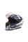 Мотошолом інтеграл Beon B-503 SINGLE VISOR ANGLE TEAR SHINY WHITE/BLUE (глянець білий/синій), розмір L