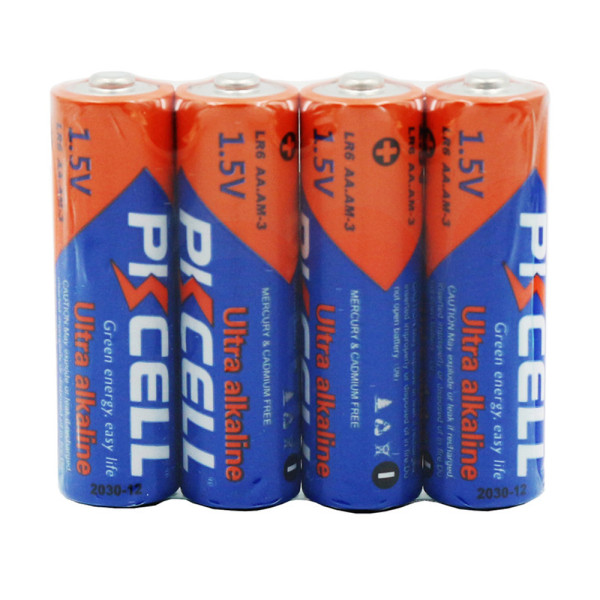 Батарейка PKCELL Ultra Alkaline AA LR6 1.5V, 4шт./плівка