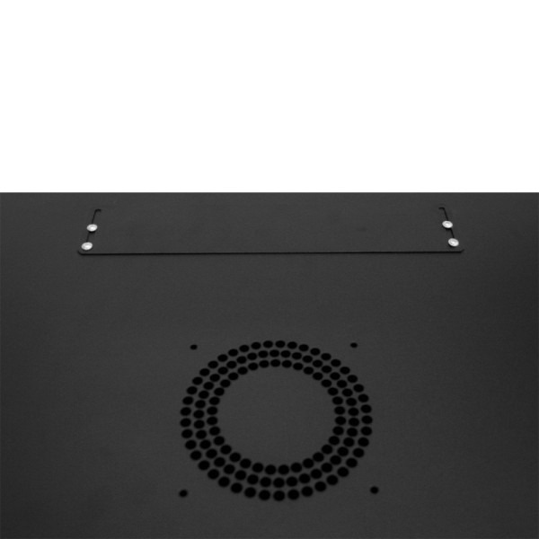 Шафа серверна SteelNet 6U 600 x 450 для мережевого обладнання (скло, чорний)