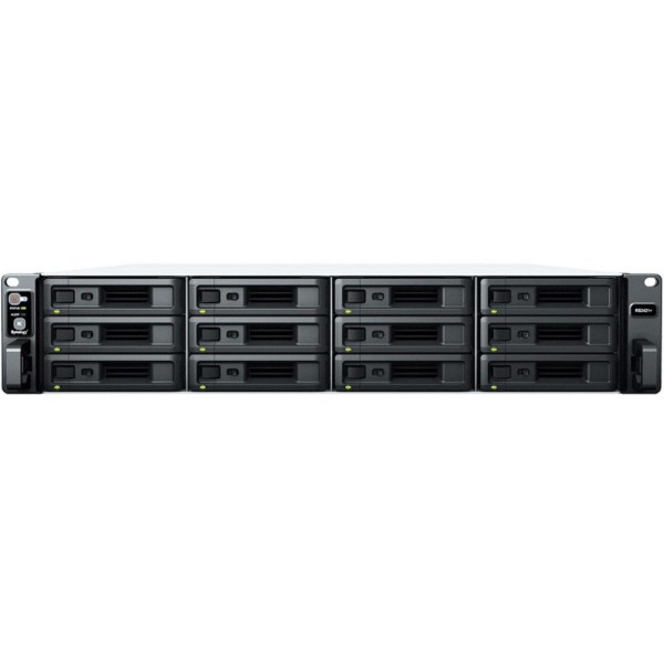 Система зберігання даних SYNOLOGY RS2421RP+ з 12 відсіками для дисків, 4GB RAM, стійкове виконання 2U