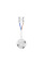 Патрон пластиковий підвісний e.lamp socket pendant.E27.pl.white, Е27, з кабелем 15 см і клемною колодкою, білий