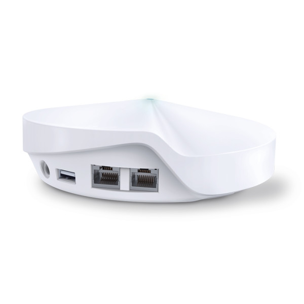 Домашня Mesh Wi-Fi система TP-LINK DECO M9 plus 1PK AC2200 2xGE LAN/WAN 1xUSB 2.0 MU-MIMO Zigbee 3-band (DECO-M9-PLUS-1-PACK)