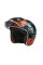 Мотошолом відкритий Beon B-108A ABS SUPER SPORT SHINY BLACK/ORANGE (глянець чорний/помаранчевий), розмір XXL
